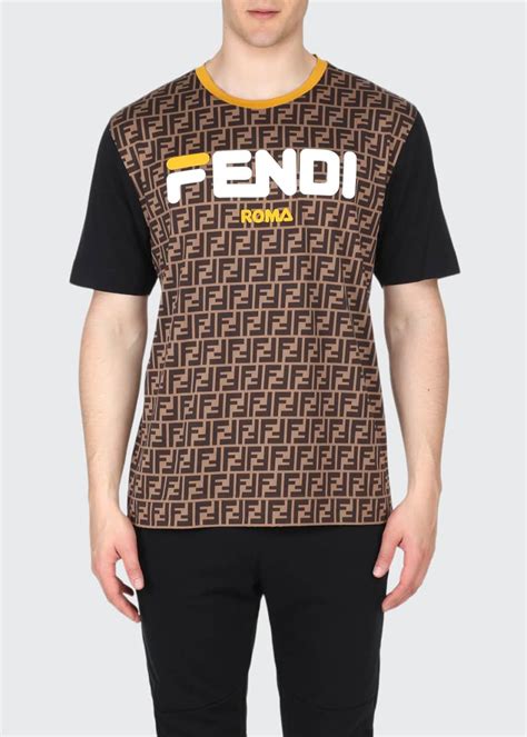 fendi men's polo shirt|fendi graphic tees.